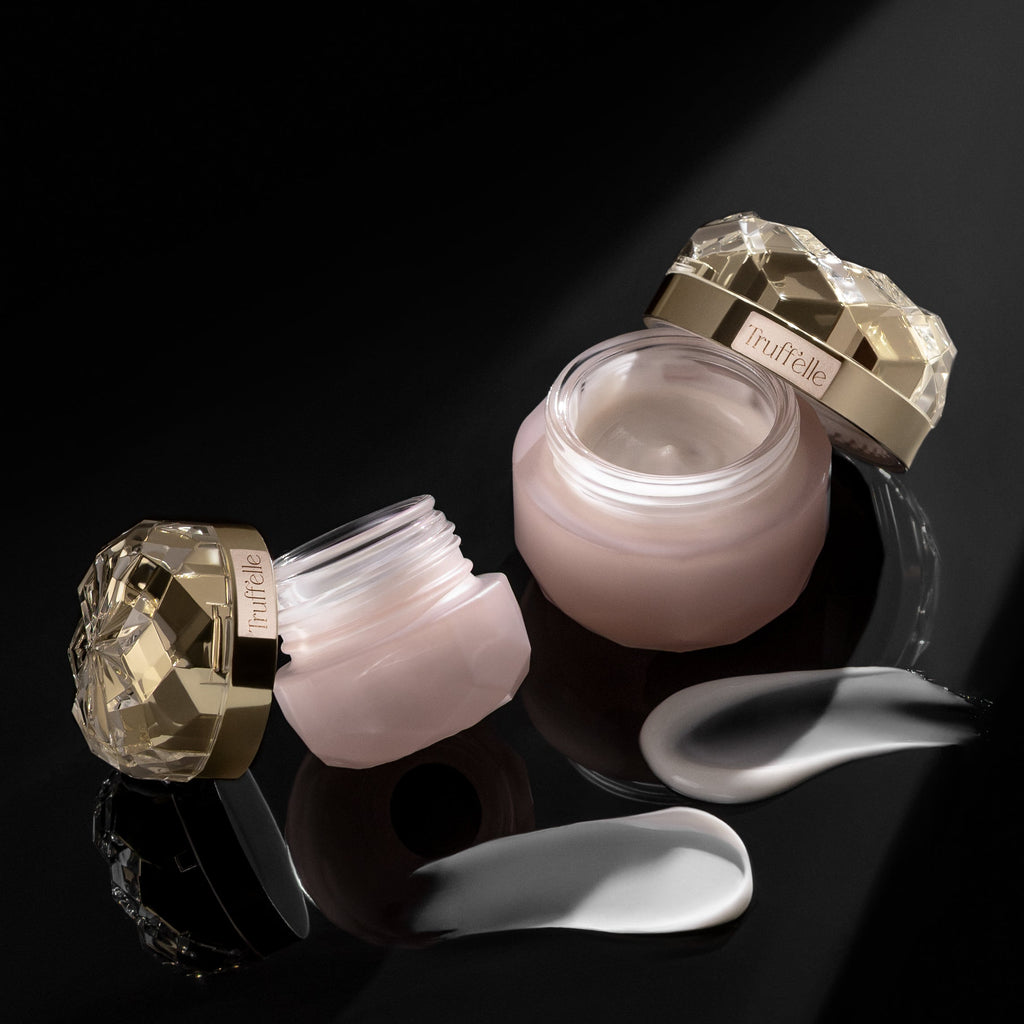 Truff'elle  ✦ The Black Diamond Duo ✦ Luxury Black Truffle Peptide Day / Night Cream and Eye Cream set